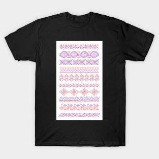 Set of geometric seamless patterns T-Shirt